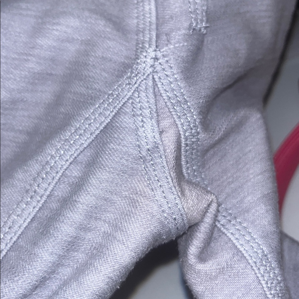 Lululemon Ride On Moto Jacket Gray Peplum Zip Fitted Blazer Size 4 - Picture 7 of 13
